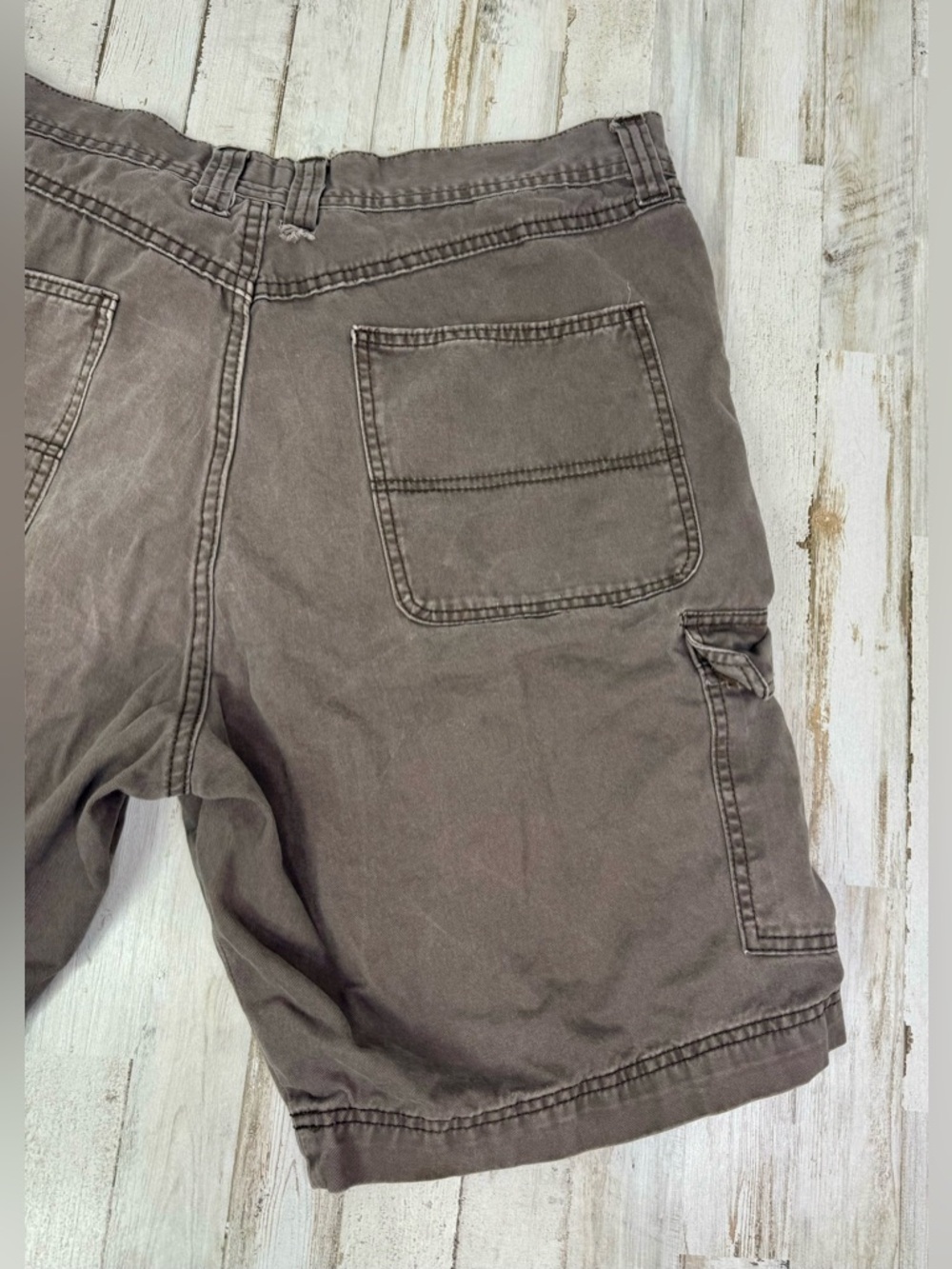 Real Ranch Workwear Cargo Shorts Mens 40 100% Cotton - Picture 8 of 9